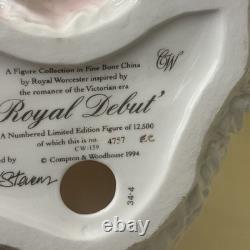 Royal Worcester Porcelain Figurine Royal Debut Limited Edition