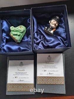 Royal Worcester Punch & Judy Candle Snuffers Set of 6 Ltd Edition
