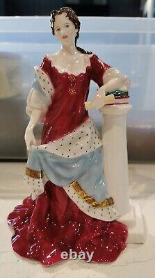 Royal Worcester Queen Anne Figure Limited Edition Porcelain By Martin Evans