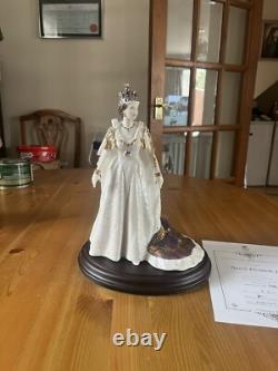 Royal Worcester Queen Elizabeth II Bone China Limited Edition Figurine