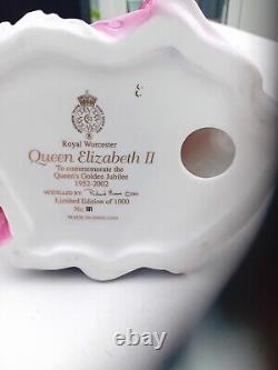 Royal Worcester Queen Elizabeth II Golden Jubilee Figurine (Limited Edition)