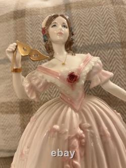 Royal Worcester THE MASQUERADE BEGINS Figurine Limited Edition Bone China