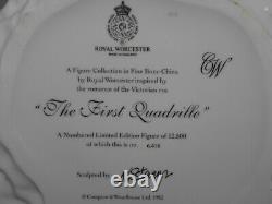 Royal Worcester The First Quadrille Figurine Limited Edition