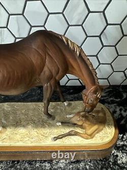 Royal Worcester The New Born, Horse And Foal Limited Edition