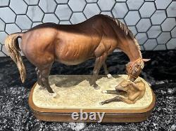 Royal Worcester The New Born, Horse And Foal Limited Edition