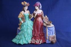 Royal Worcester Very Rare Spending The Winnings At The Races Figure