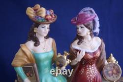 Royal Worcester Very Rare Spending The Winnings At The Races Figure