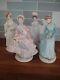 Royal Worcester Walking Out Dresses Of The 19th Century 4 X Ltd Edi Figurines