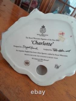 Royal Worcester figurine CHARLOTTE limited edition 2002 Golden Jubilee CW572