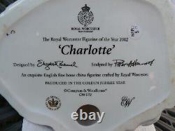 Royal Worcester figurine CHARLOTTE limited edition 2002 Golden Jubilee CW572