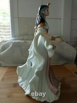 Royal Worcester figurines limited edition NEFERTARI & CHEETAH