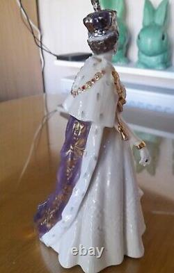 Royal Worcester figurines limited edition Queen Elizabeth 11 9'' High