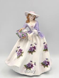 Royal Worcester figurines x 4 Sweet Posy series, Ltd Eds all same no's with CoAs
