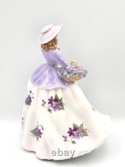 Royal Worcester figurines x 4 Sweet Posy series, Ltd Eds all same no's with CoAs