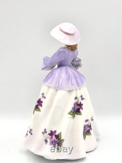 Royal Worcester figurines x 4 Sweet Posy series, Ltd Eds all same no's with CoAs