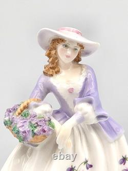 Royal Worcester figurines x 4 Sweet Posy series, Ltd Eds all same no's with CoAs