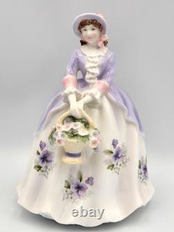 Royal Worcester figurines x 4 Sweet Posy series, Ltd Eds all same no's with CoAs