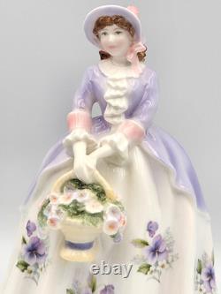 Royal Worcester figurines x 4 Sweet Posy series, Ltd Eds all same no's with CoAs