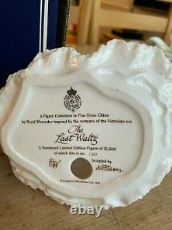 Royal Worcester limited edition china figurine THE LAST WALTZ