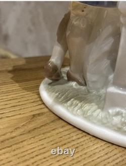 Royal Worcester limited edition porcelain figurine group titled The Tryst