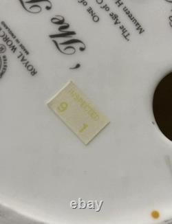 Royal Worcester limited edition porcelain figurine group titled The Tryst