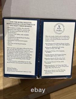 Royal Worcester limited edition porcelain figurine group titled The Tryst