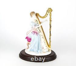 Royal Worcester'music' Graceful Arts Limited Edition Figure Model Cw338 & C. O. A