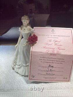 Royal worcester anniversary figurine of 2000 limited edition