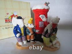 Rupert A Letter To Santa RB 28 Royal Doulton Limited Edition of 450 Rare Tableau