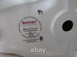 Rupert A Letter To Santa RB 28 Royal Doulton Limited Edition of 450 Rare Tableau