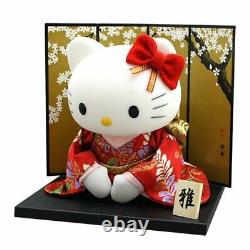 SANRIO Hello Kitty Doll Red Kimono Japanese Limited Edition Rare
