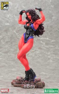 SDCC 2015 KOTOBUKIYA RED SHE HULK BISHOUJO STATUE Marvel LIMITED EDITION 1500 PC