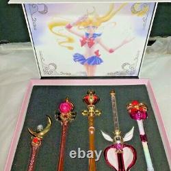 Sailor Moon Stick & Rod Moon Prism Edition Fan club Limited figure Bandai Japan