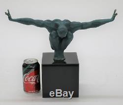 Signed Limited Edition M. Nick The Athlete Bronze Sculpture Figurine Figure DEAL