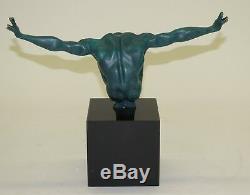 Signed Limited Edition M. Nick The Athlete Bronze Sculpture Figurine Figure DEAL