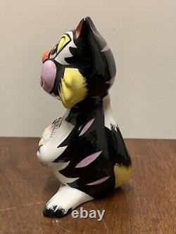 Signed Lorna Bailey Studio Pottery Cat Figure Limited Edition Of 75