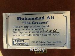 Signed Salvino Muhammad Ali Sports Legends Figurine 2104/3500 Limited Edition