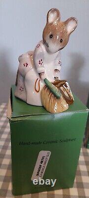 Six Beswick Beatrix Potter Gold Stamp Limited Edition Figures