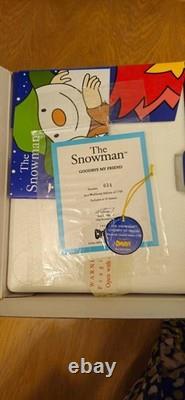 Snowman figurine-Goodbye my friends, limited edition of 1750