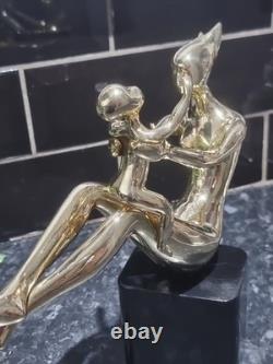 Solid Brass Statue Figurine, Limited Edition 11/1000, Beautiful item