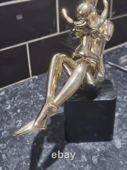 Solid Brass Statue Figurine, Limited Edition 11/1000, Beautiful item