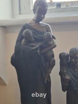 Soul Journeys African Sculpture Collection 12 Pieces Stacy Bayne Rare Set