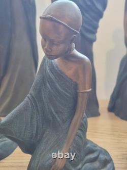 Soul Journeys African Sculpture Collection 12 Pieces Stacy Bayne Rare Set