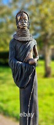 Soul Journeys Maasai figurine Sauda Dark Beauty -Limited Edition -Rare