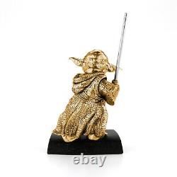 Star Wars Limited Edition Master Yoda Gilt Figurine By Royal Selangor EC4323A