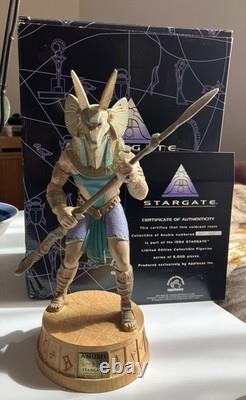Stargate Anubis Limited Edition Applause Cast Resin Figurine with COA Box