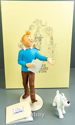 Statuette Moulinsart 46007 Tintin & Snowy Musee Imaginaire 2023 25cm Resin Model