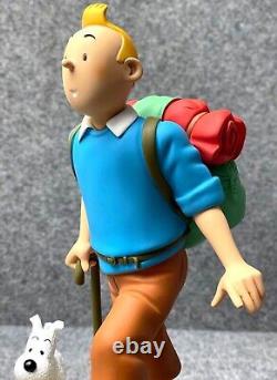 Statuette Moulinsart 47000 Tintin Hiker & Snowy Destination Moon 26cm ltd Model