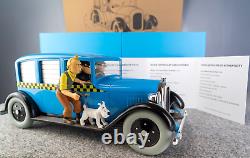 Statuette Moulinsart Tintin 44503 1/12 Scale Chequer Taxi America Model Car