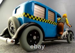 Statuette Moulinsart Tintin 44503 1/12 Scale Chequer Taxi America Model Car